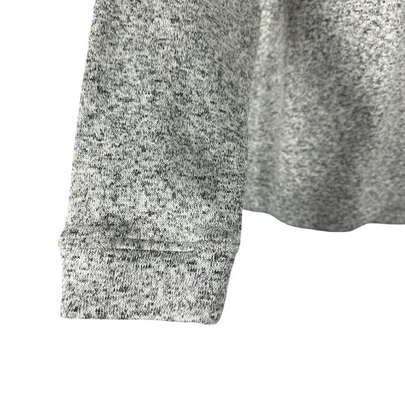 Eddie Bauer Men’s Large Radiator Fleece 1/4 Snap Mock Pullover Sweatshirt Gray - Picture 8 of 12